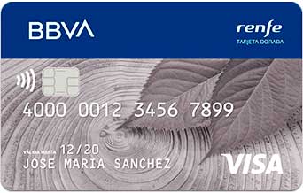 tarjeta dorada Renfe BBVA