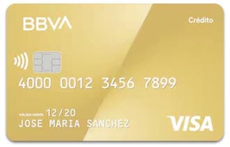 tarjeta de credito BBVA despues Oro