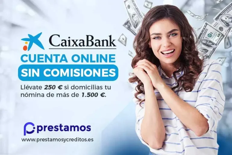 Cuenta online de CaixaBank sin comisiones