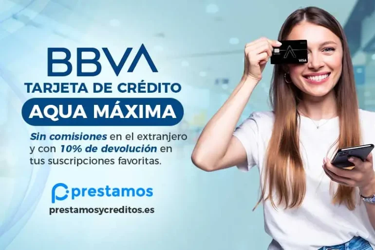 Tarjeta aqua maxima BBVA