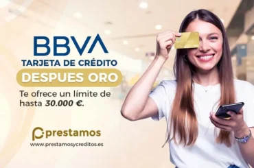 Tarjeta despues Oro BBVA
