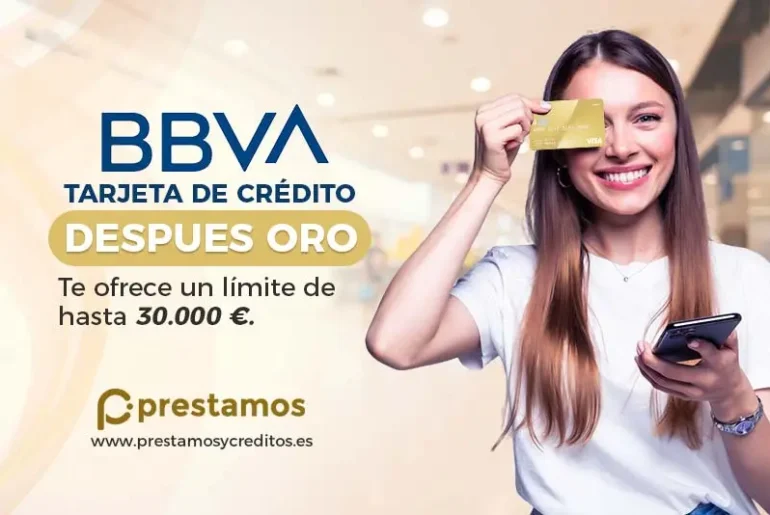 Tarjeta despues Oro BBVA