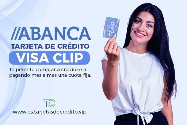 Tarjeta visa clip de Abanca