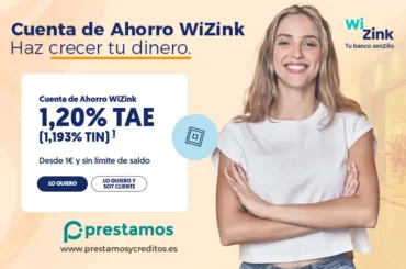 cuenta de ahorro WiZink haz crecer tu dinero