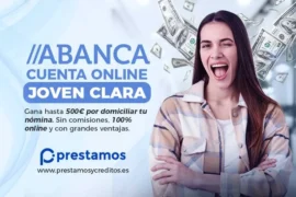 cuenta joven clara de ABANCA