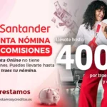 Cuenta Nómina Santander: llévate 400€ por traer tu nómina