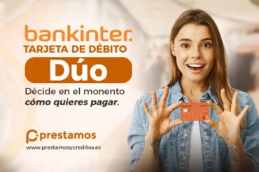 Tarjeta débito Bankinter DÚO: Paga a débito o en 4 cuotas tarjeta debito Bankinter duo